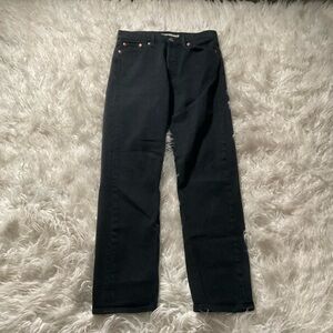 Levi's Black Women's Straight Leg Jeans